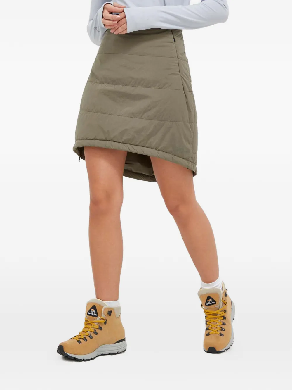 JACK WOLFSKIN Alpengluehen quilted mini skirt - Verde