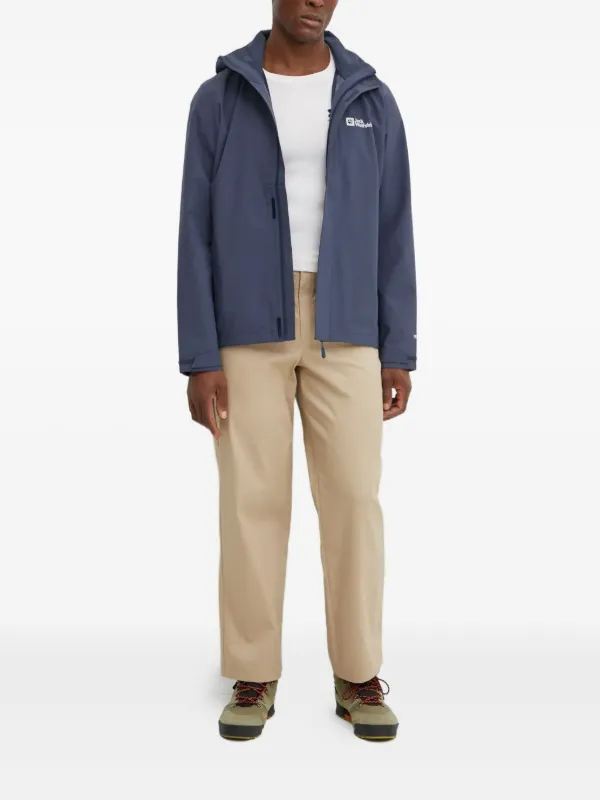 JACK WOLFSKIN Trailtime フーデッド パフォーマンスジャケット