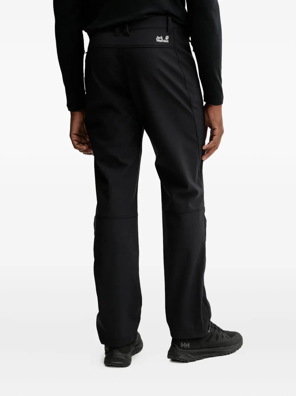 JACK WOLFSKIN Trek Terrain trainingsbroek met knoopsluiting Zwart