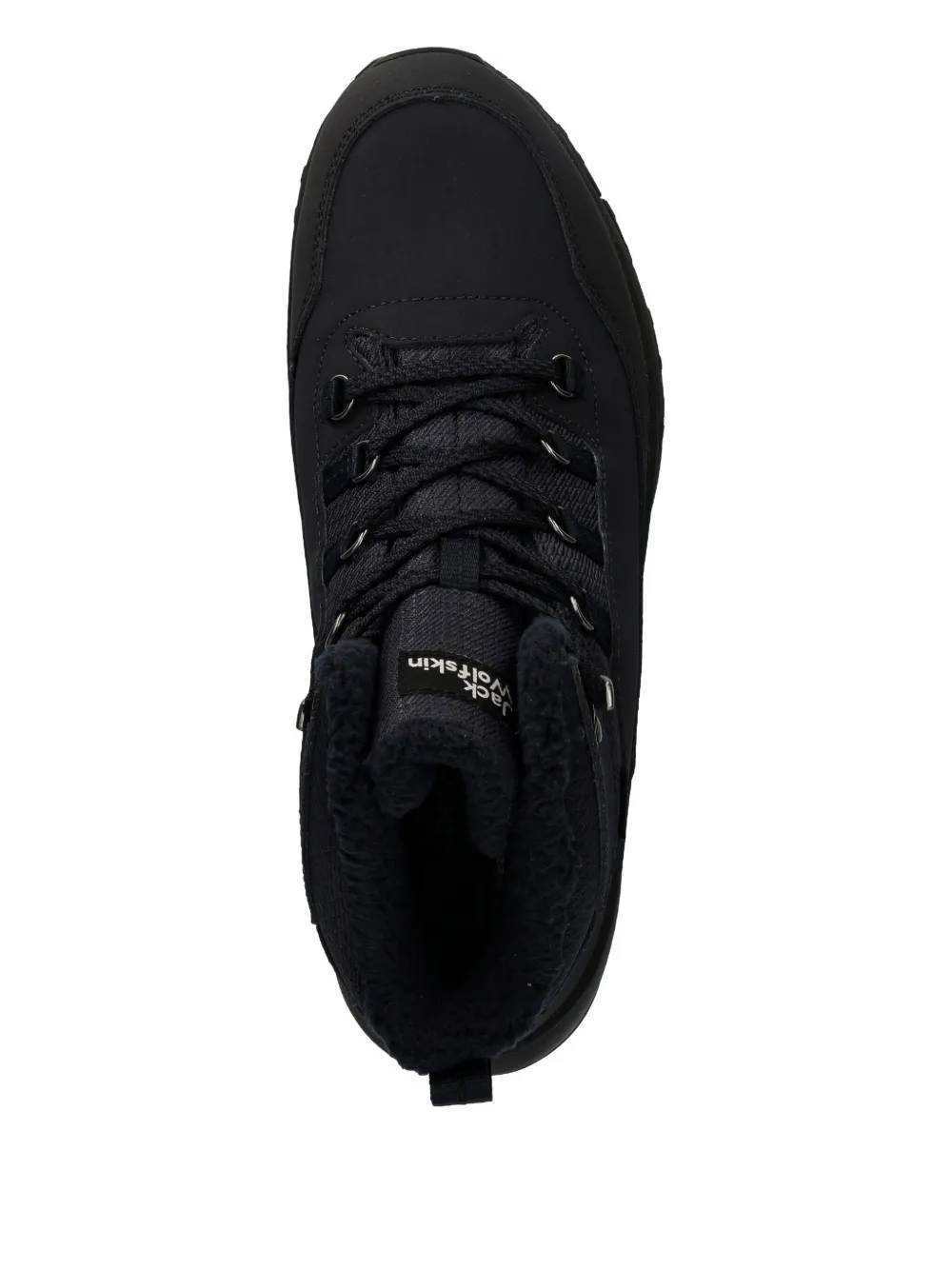 JACK WOLFSKIN Everquest logo-print boots Zwart