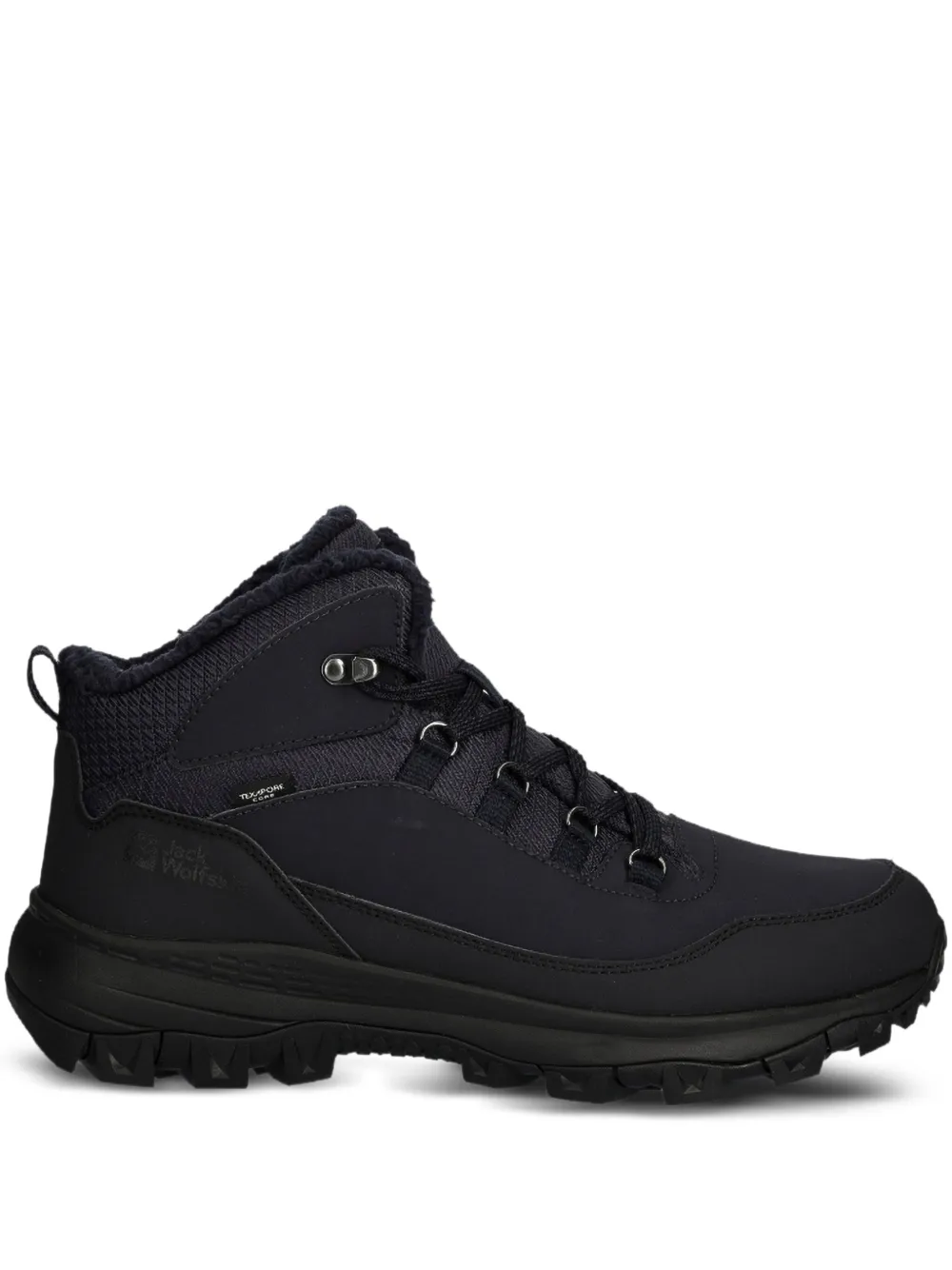 JACK WOLFSKIN Everquest logo-print boots Zwart