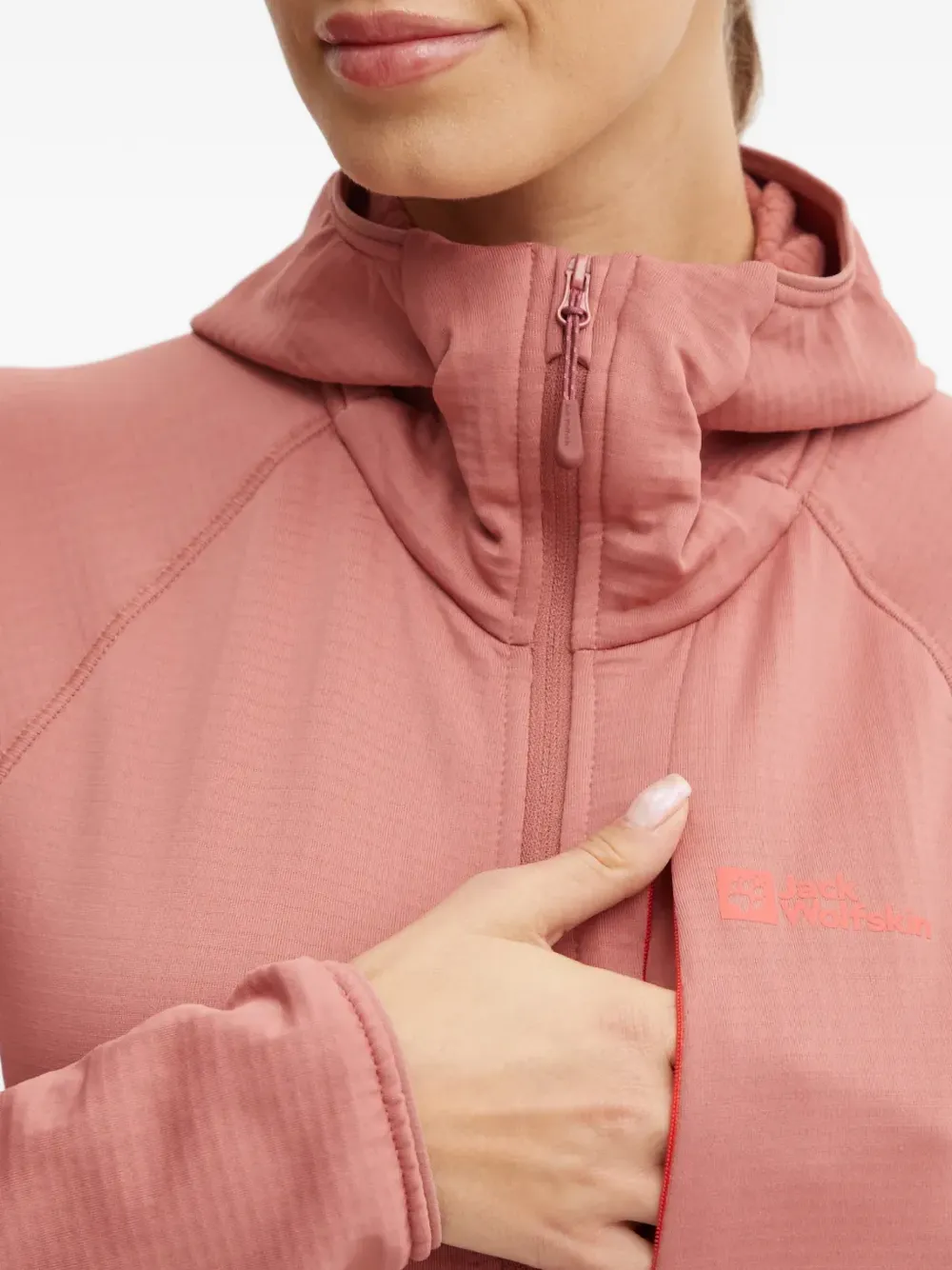 JACK WOLFSKIN Kolbenberg hoodie Roze
