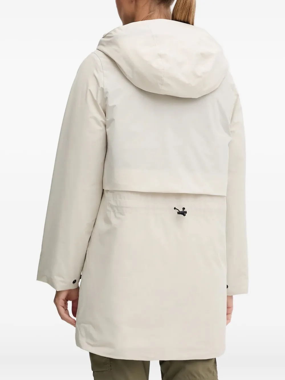 JACK WOLFSKIN Frost Haven jas met ritssluiting en capuchon Beige