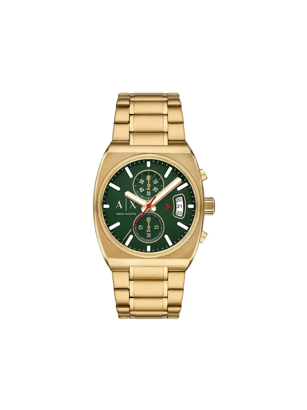 Armani Exchange square-face 44mm | Green | Image 1
