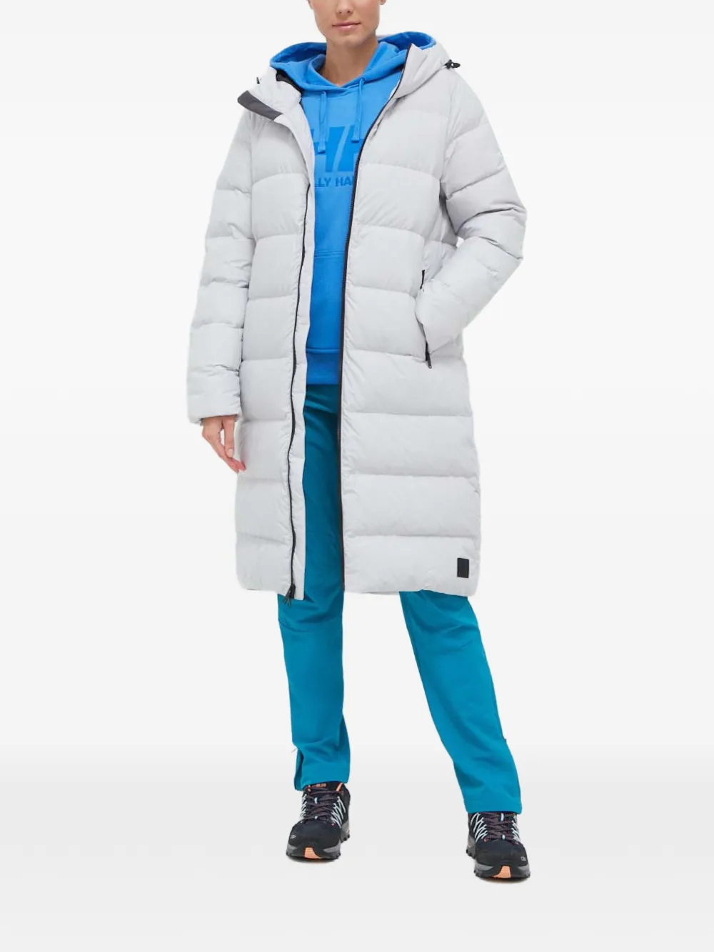 JACK WOLFSKIN Cappotto imbottito con cappuccio - Grigio