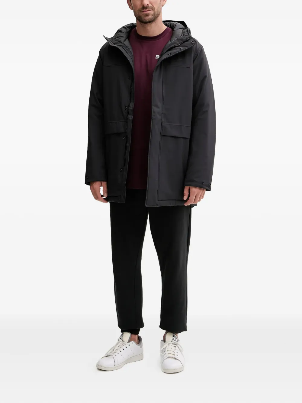 JACK WOLFSKIN Cold Camp jas met capuchon - Zwart