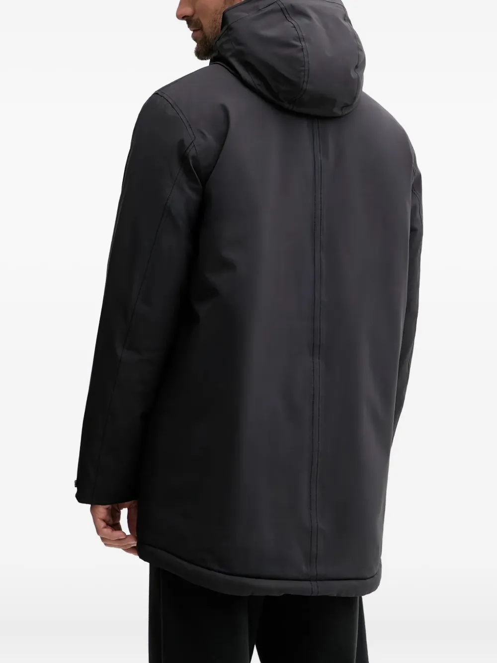 JACK WOLFSKIN Cold Camp jas met capuchon Zwart