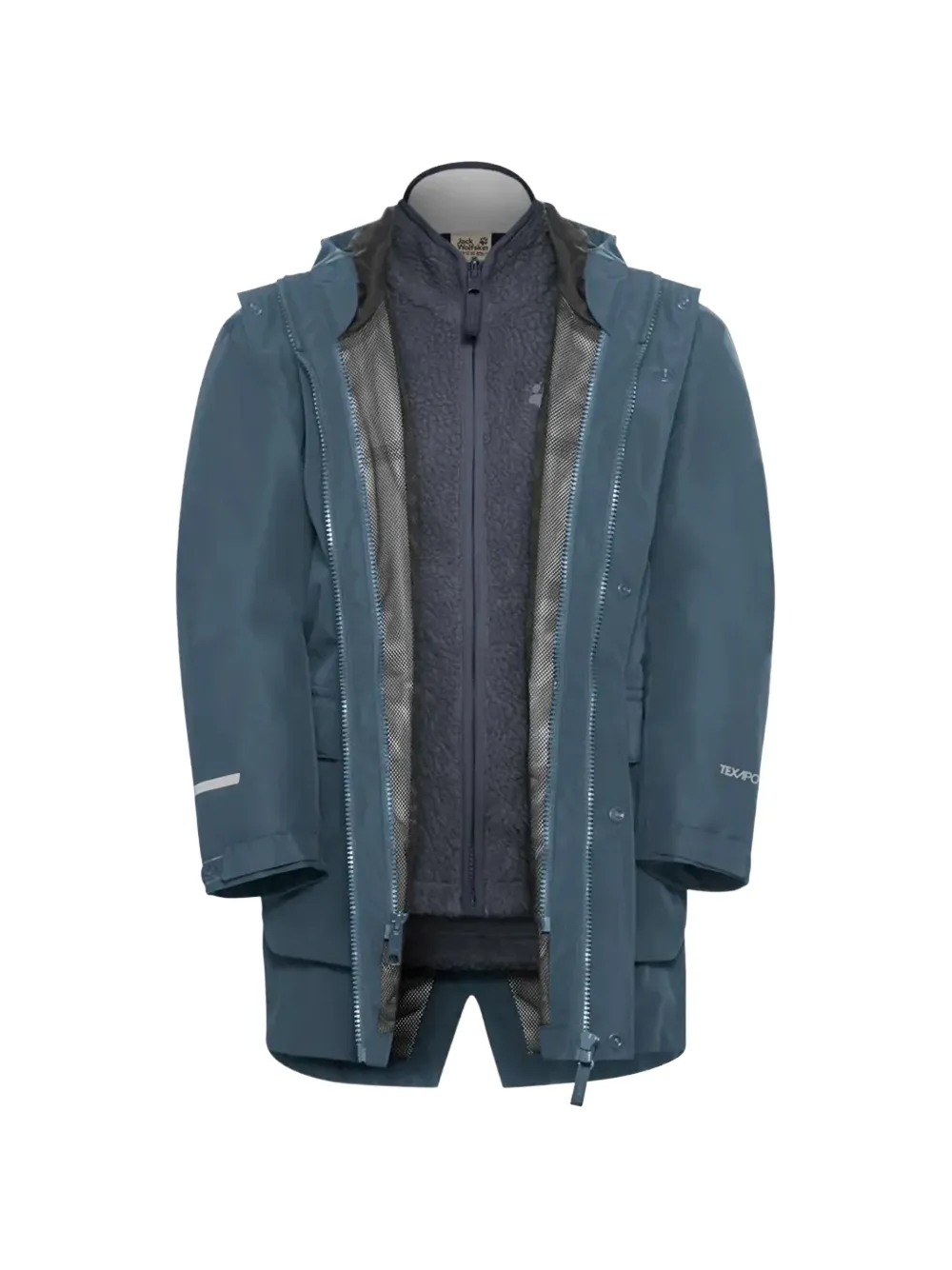three-in-one zip-up jacket