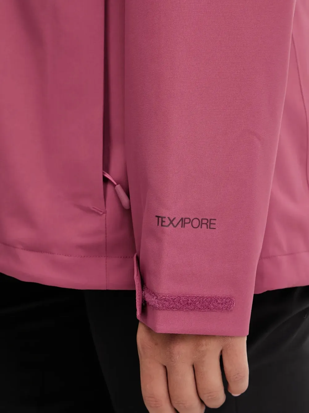 JACK WOLFSKIN Trailtime trainingsjack met capuchon en ritssluiting Roze