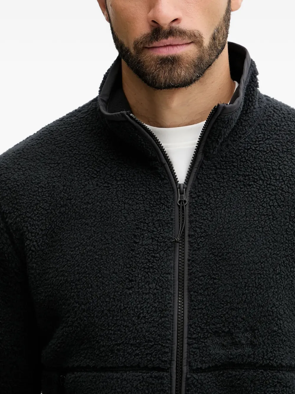 JACK WOLFSKIN Fleece jack Zwart