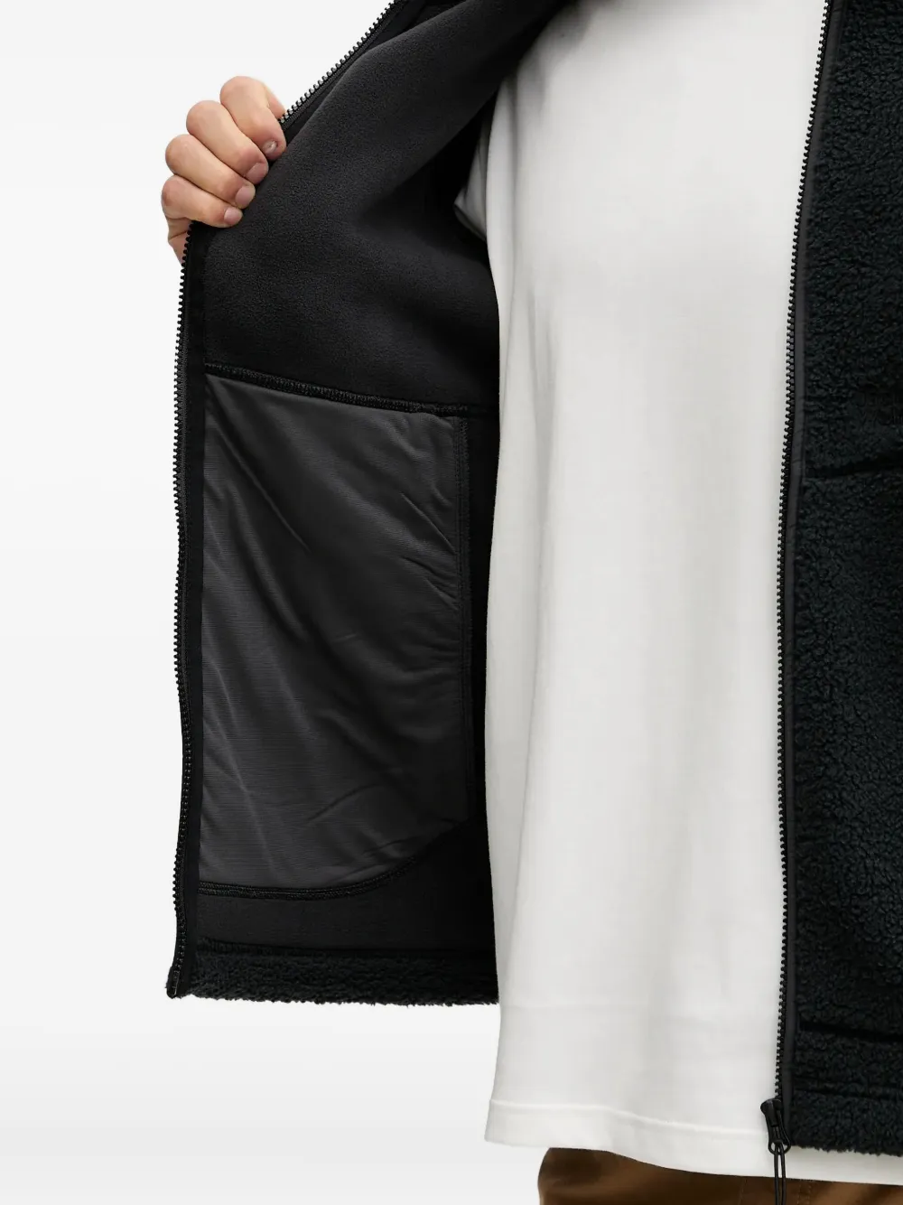 JACK WOLFSKIN Fleece jack Zwart