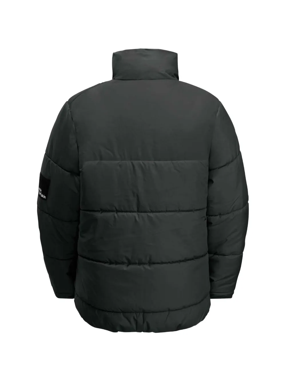 JACK WOLFSKIN Gewatteerd jack met rits Grijs