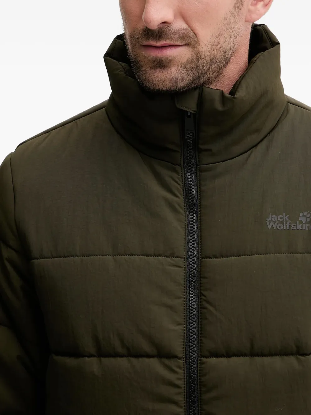 JACK WOLFSKIN Jack met ritssluiting Groen