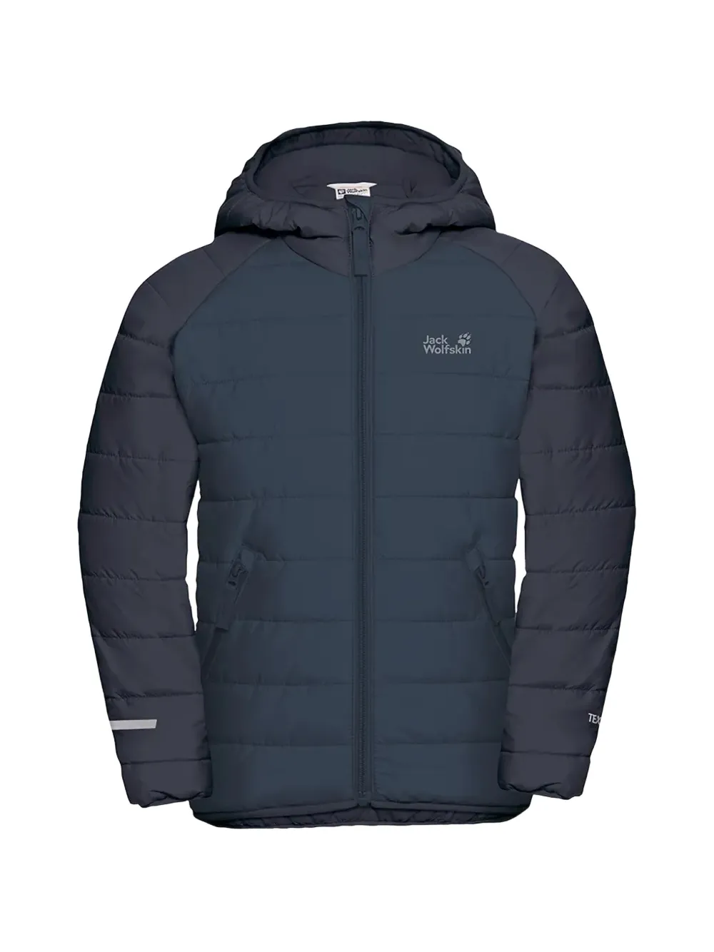 JACK WOLFSKIN Zenon quilted hooded jacket - Bleu JACK WOLFSKIN Zenon quilted hooded jacket - Bleu