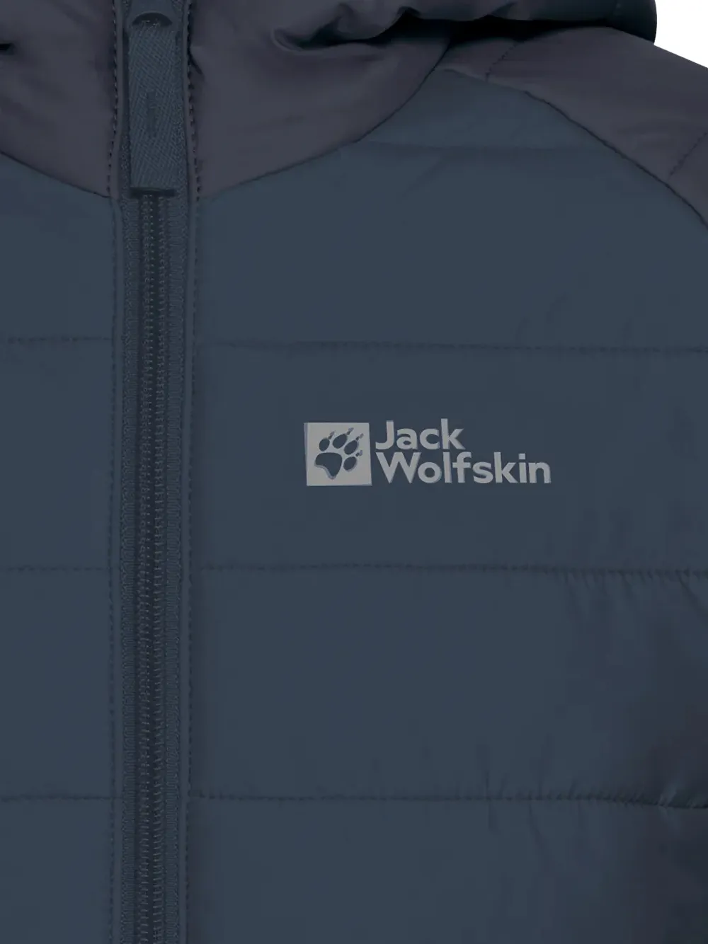 JACK WOLFSKIN Zenon gewatteerd jack met capuchon Blauw