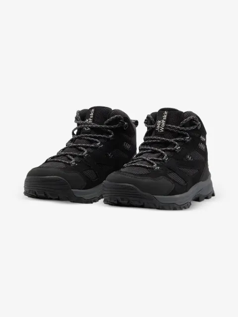 JACK WOLFSKIN textured lace-up boots