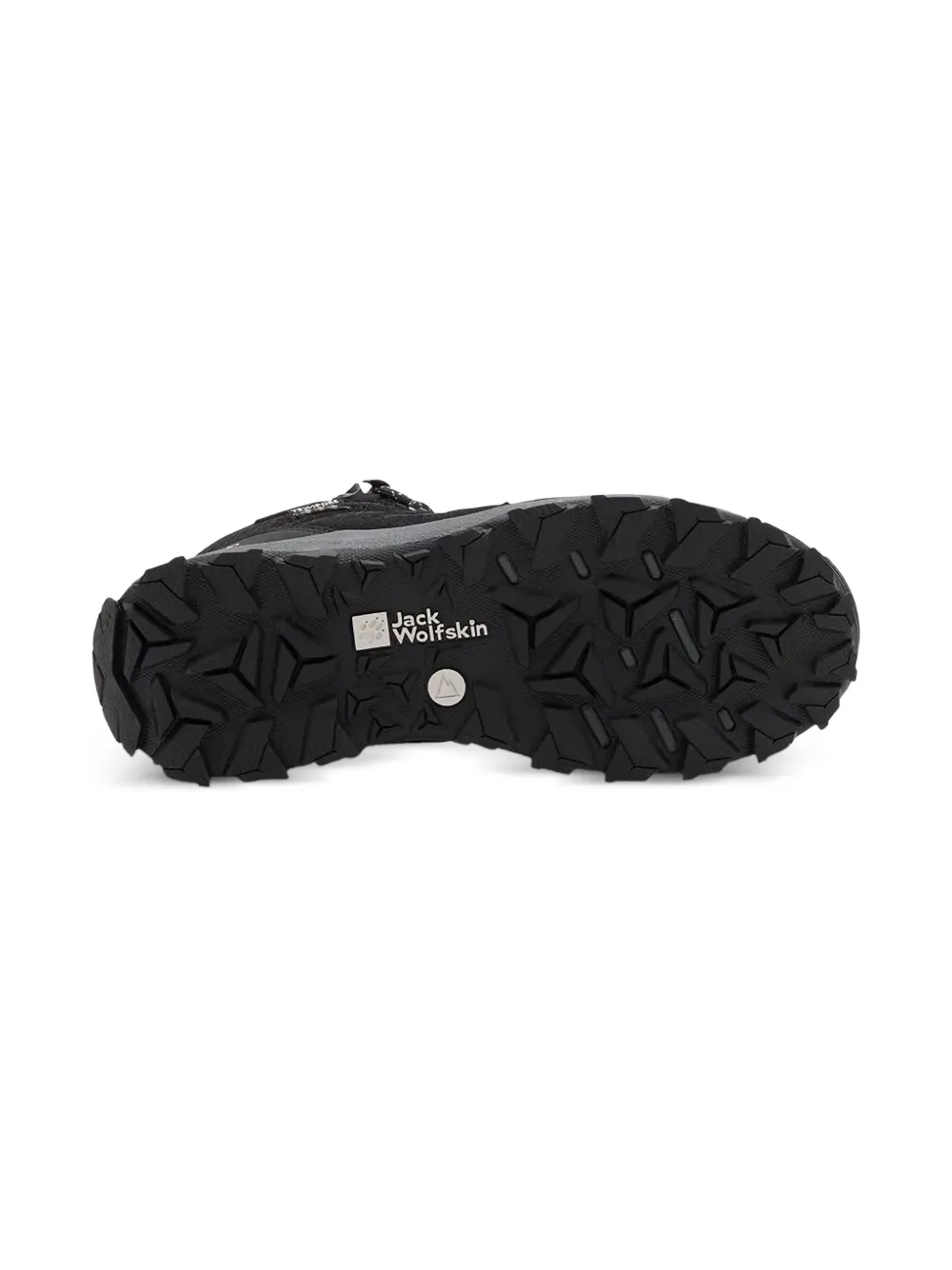  Jack Wolfskin Textured Lace-up Boots - Black 