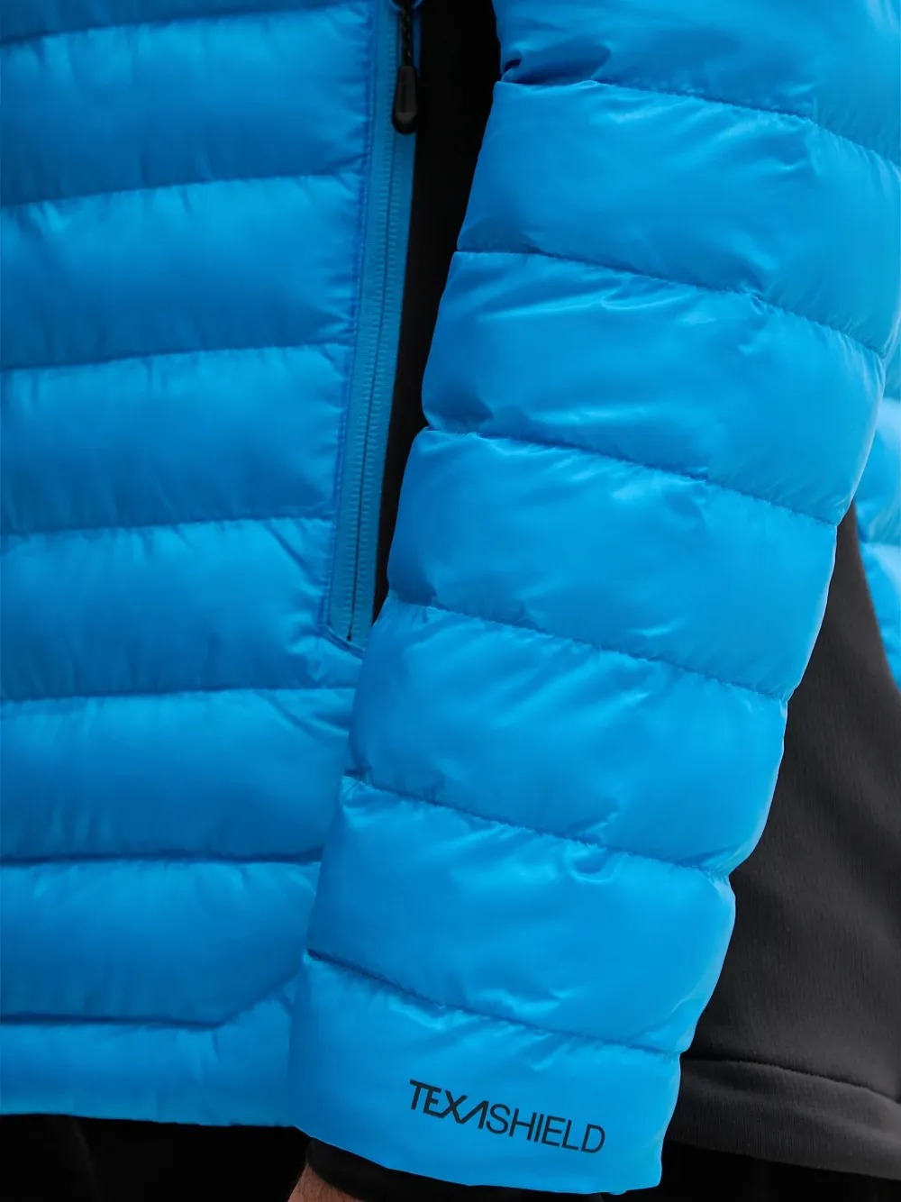 JACK WOLFSKIN Gewatteerd trainingsjack met rits Blauw