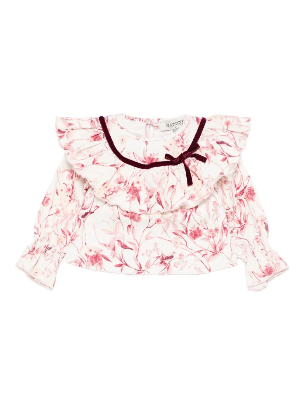alapage blouse à fleurs imprimées | rose | Image 1