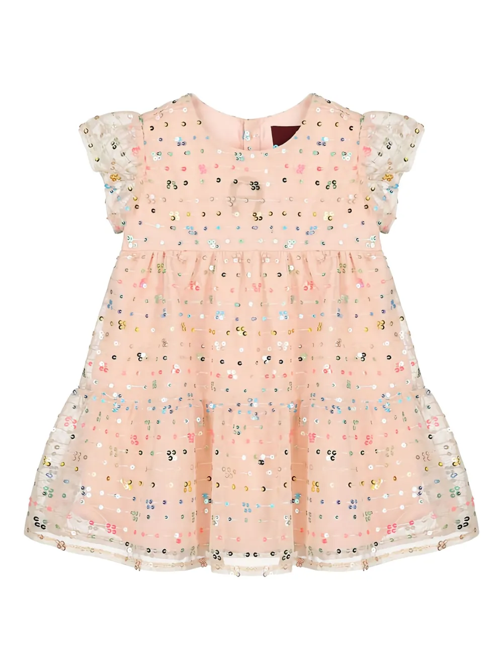 Aigner Kids Abito con paillettes - Rosa