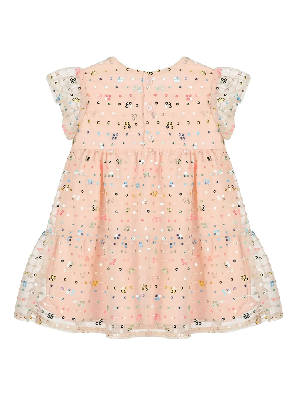 Aigner Kids Jurk verfraaid met pailletten - Roze