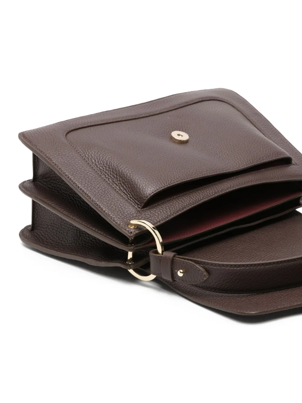 Coccinelle Shopper met logoplakkaat Bruin