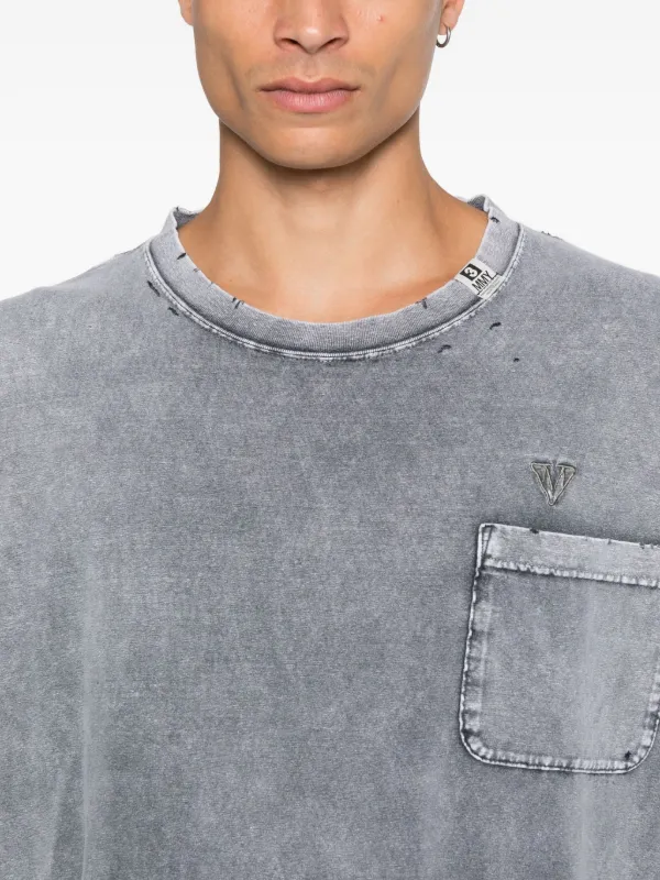 Maison MIHARA YASUHIRO チェストポケット Tシャツ | グレー | FARFETCH JP
