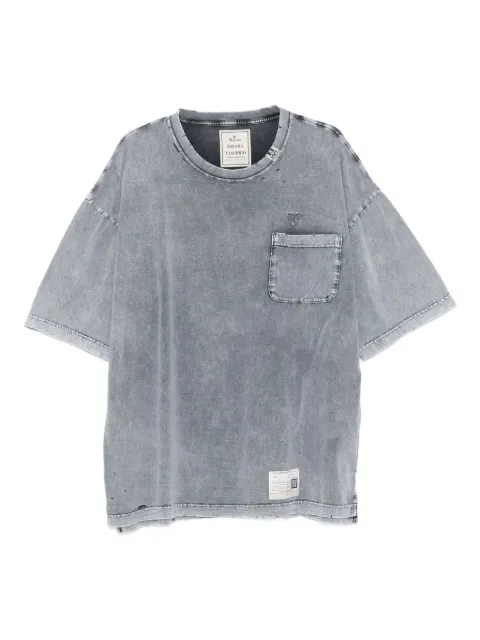 Maison MIHARA YASUHIRO chest-pocket bleached T-shirt