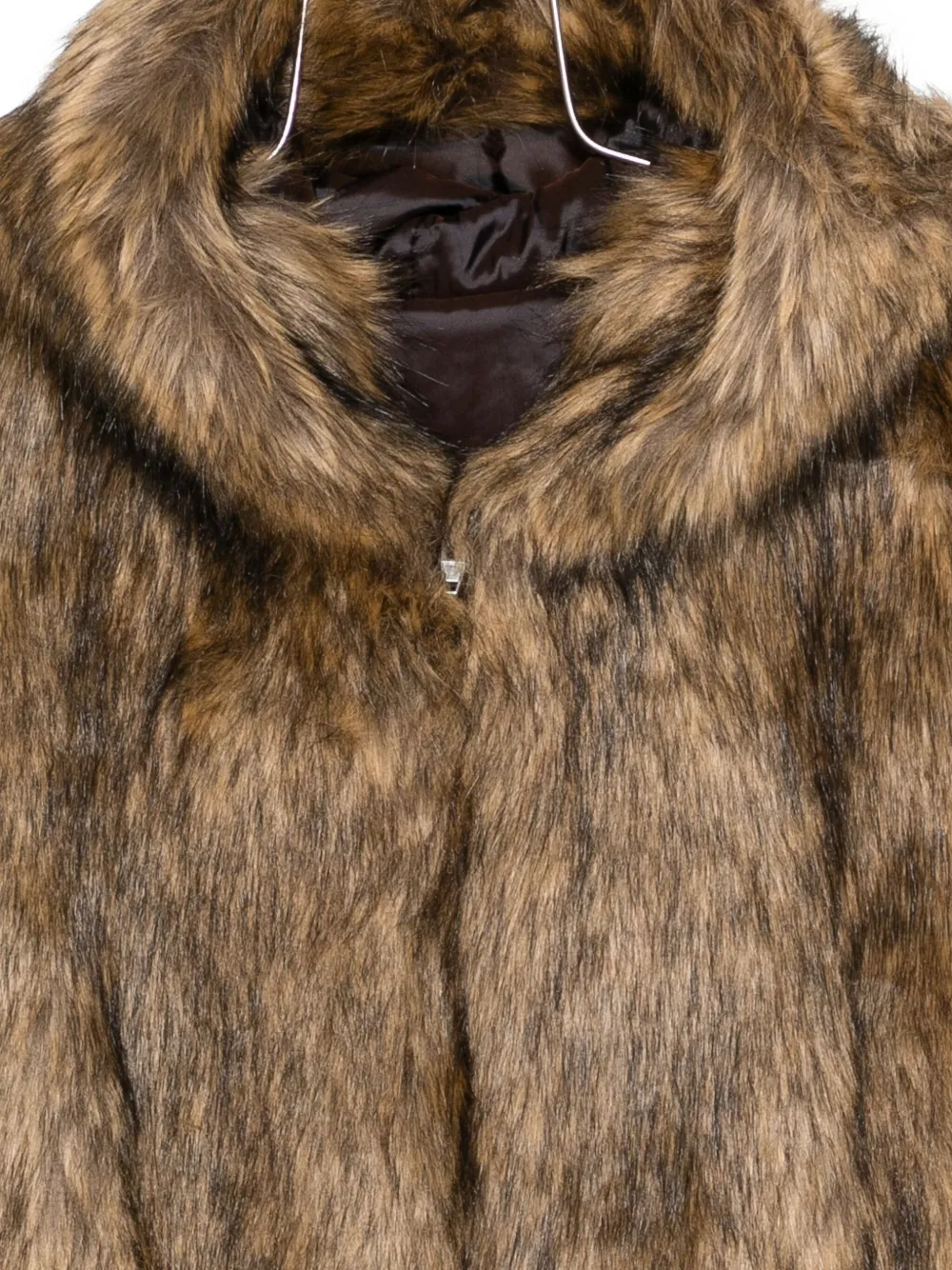 Juunj Faux-fur Gilet In Brown