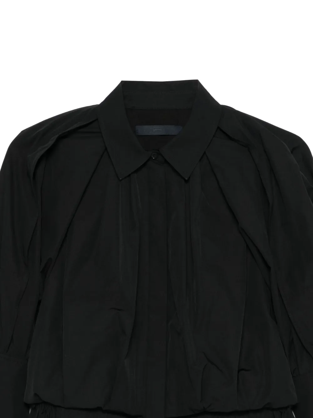 Juun.J Gelaagde gesmockte blouse Zwart