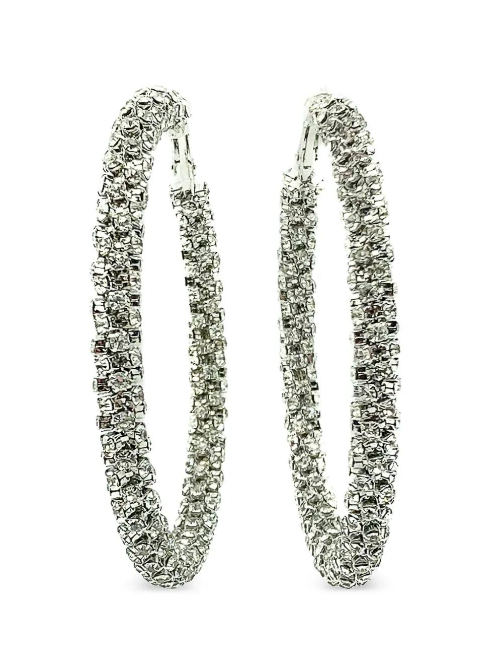 Jennifer Gibson Jewellery Orecchini a cerchio anni 2000 - Argento