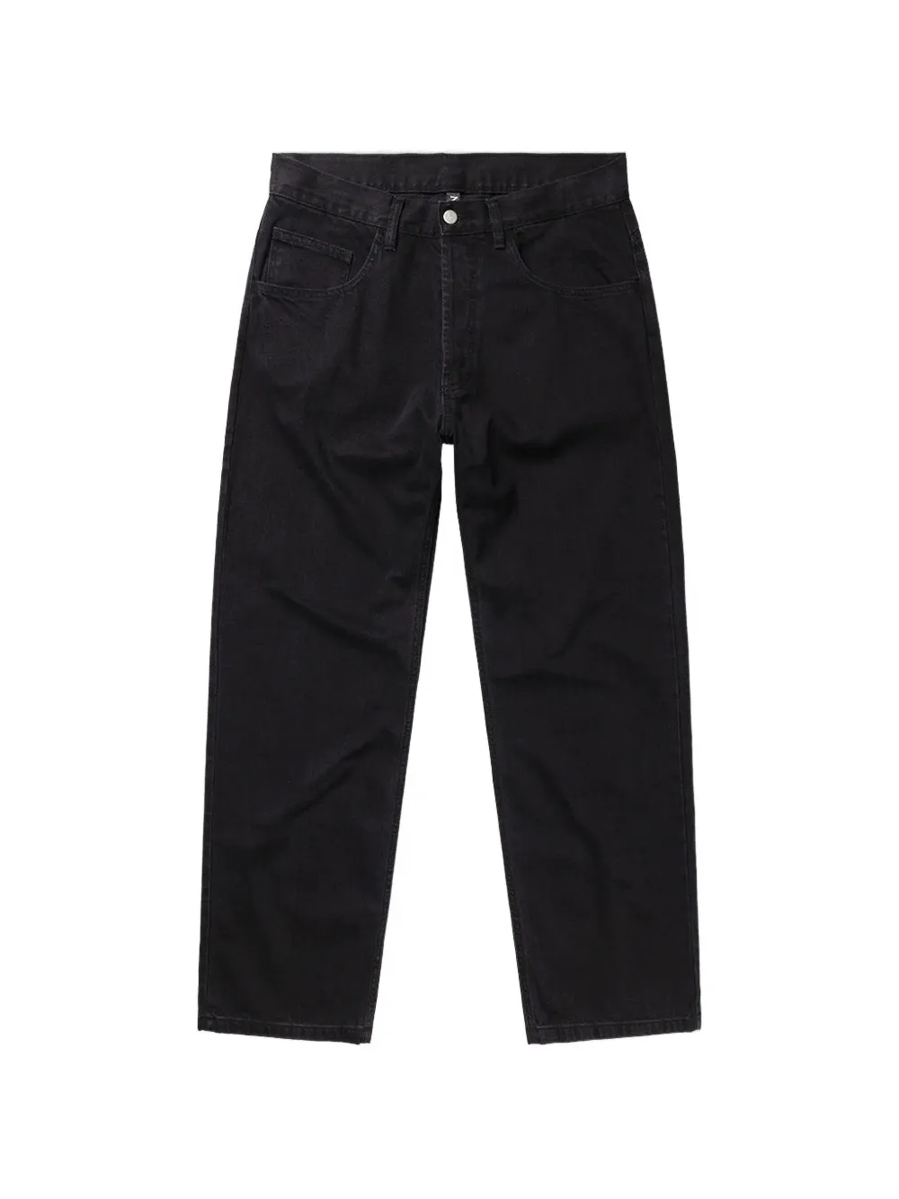 NO PROBLEMO patch embroidered jean - Nero