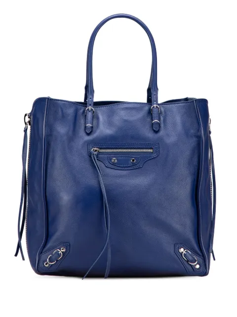 Balenciaga Pre-Owned 2010-2025 Leather Papier A5 Zip Around tote bag