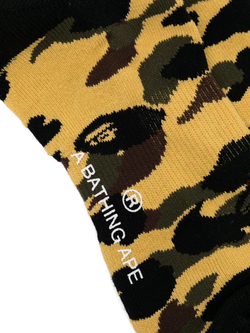 A BATHING APE® camouflage ape-head socks | Image 2