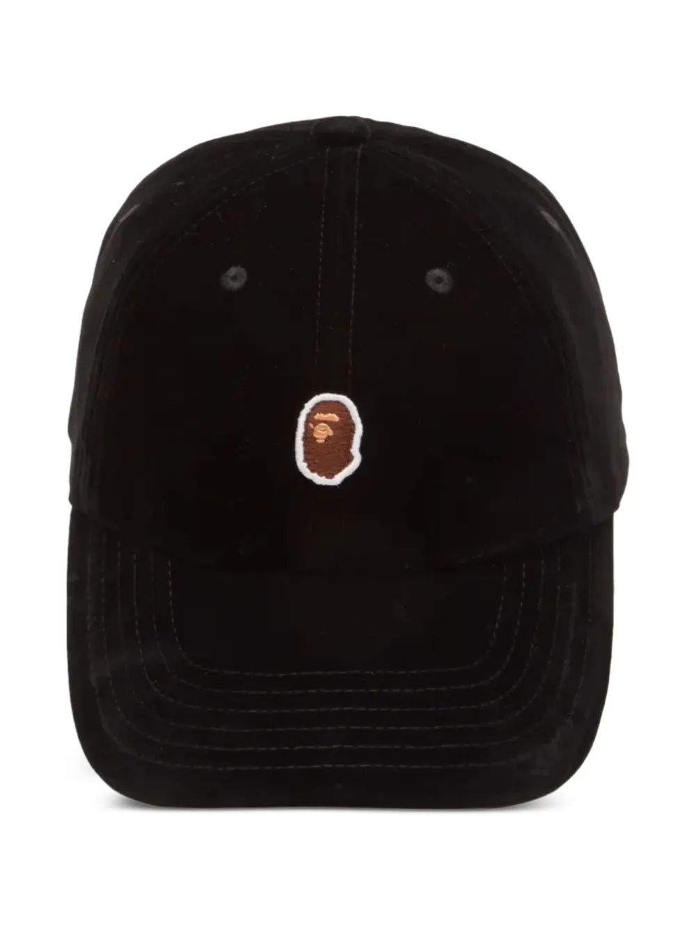 A BATHING APE® logo-patch baseball cap | Black | Image 1