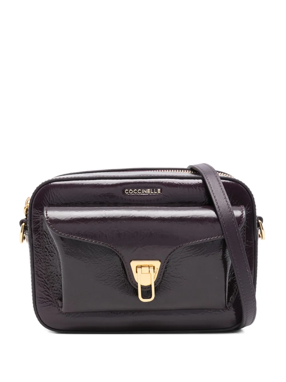 Coccinelle Small Beat Generation Satchel Bag In Purple