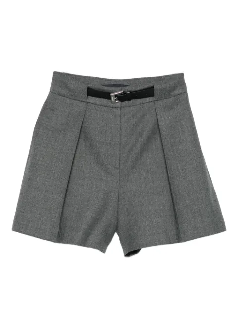 Juun.J short plissé à taille ceinturée