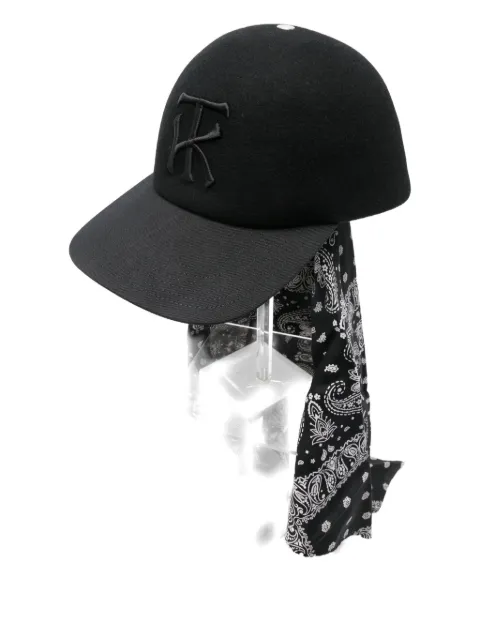 Kijima Takayuki detachable-scarf baseball hat