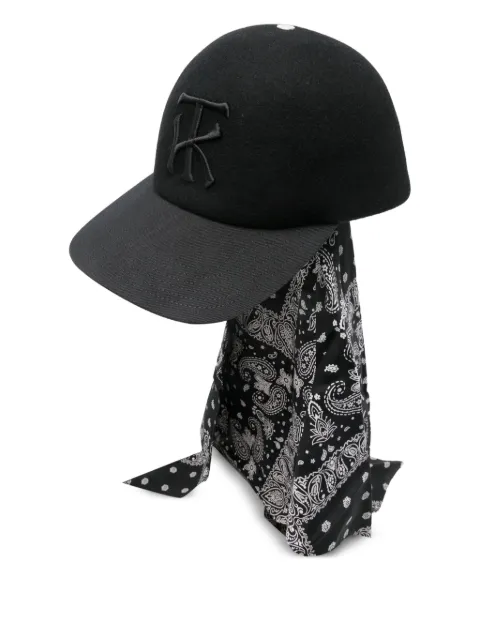 Kijima Takayuki detachable-scarf baseball hat