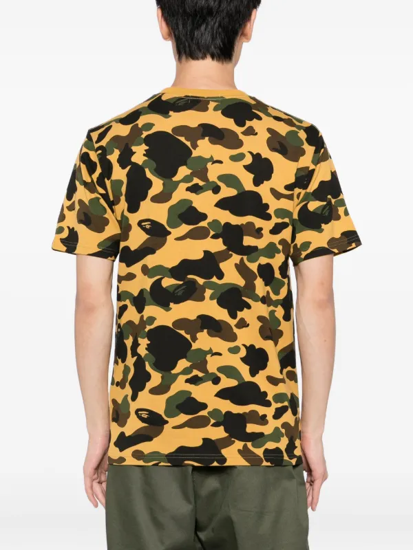 A BATHING APE® ロゴ Tシャツ | イエロー | FARFETCH JP