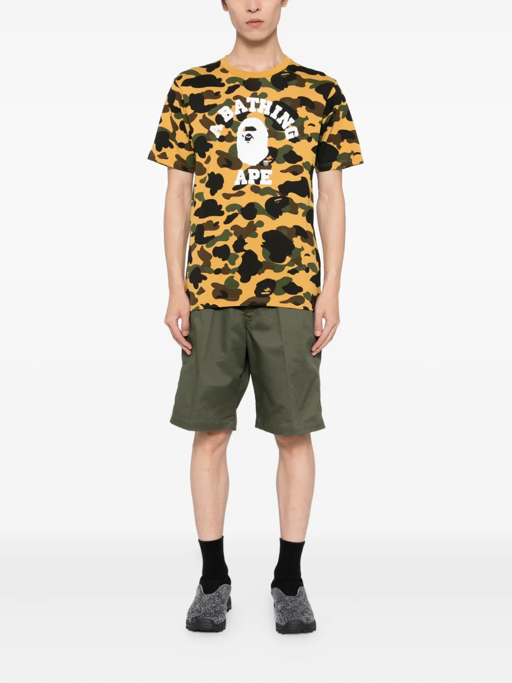 A BATHING APE® playera con logo estampado | Playeras | Image 2