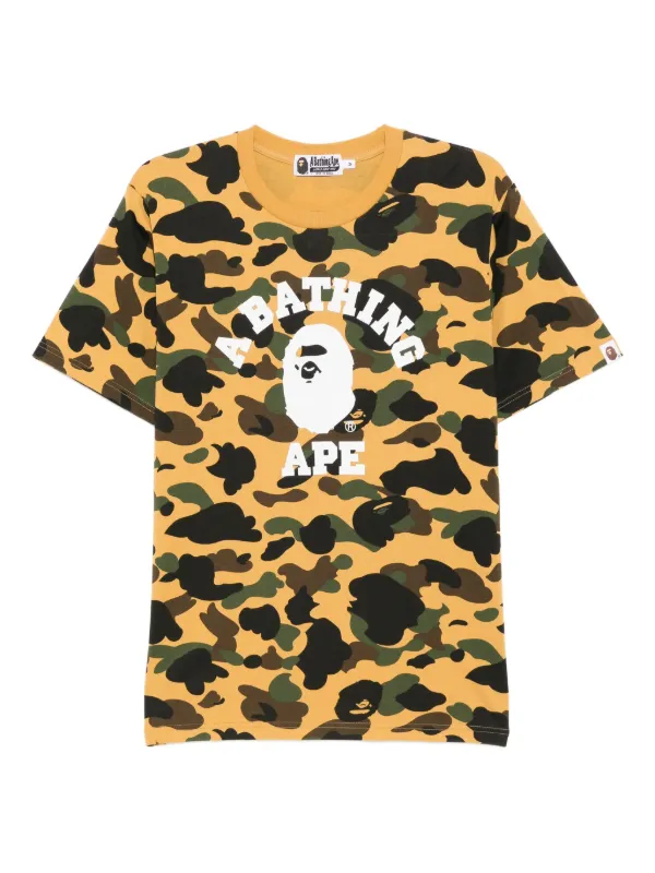 A BATHING APE® ロゴ Tシャツ | イエロー | FARFETCH JP