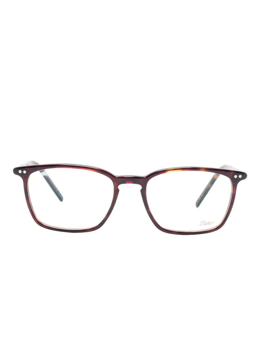 Lunor rectangle-frame glasses | Brown | Image 1