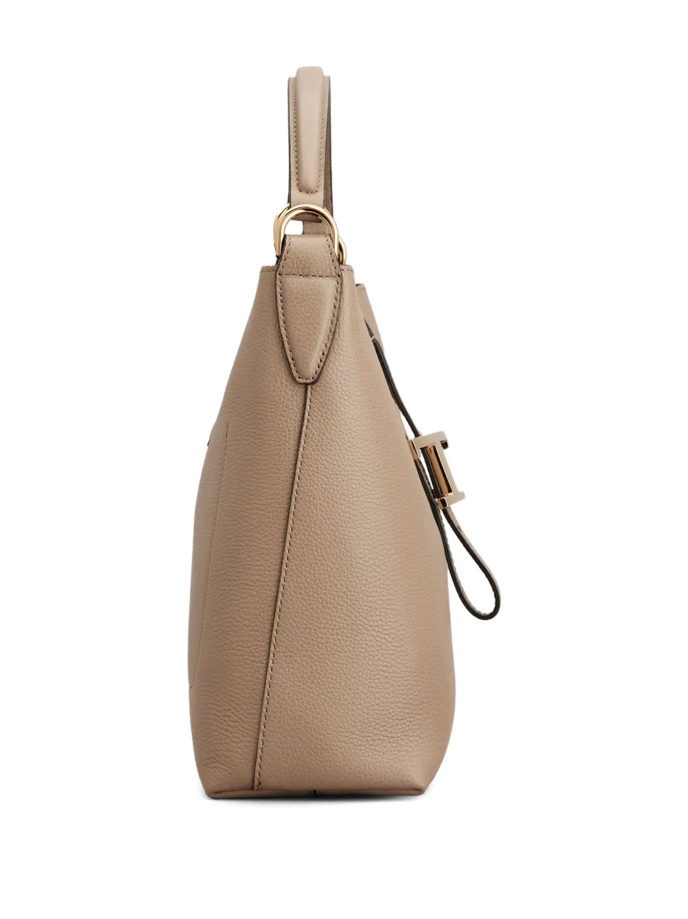 Tod's T Timeless mini bucket-tas Bruin