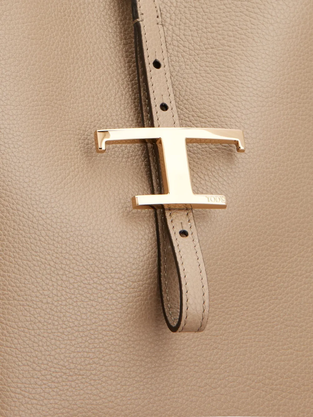 Tod's T Timeless mini bucket-tas Bruin