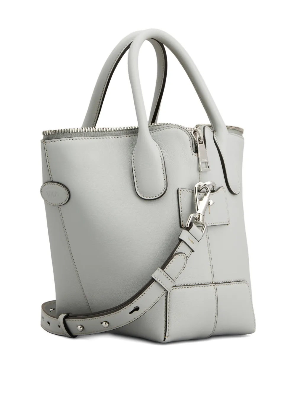 Tod's Di zip mini tote bag - Grijs