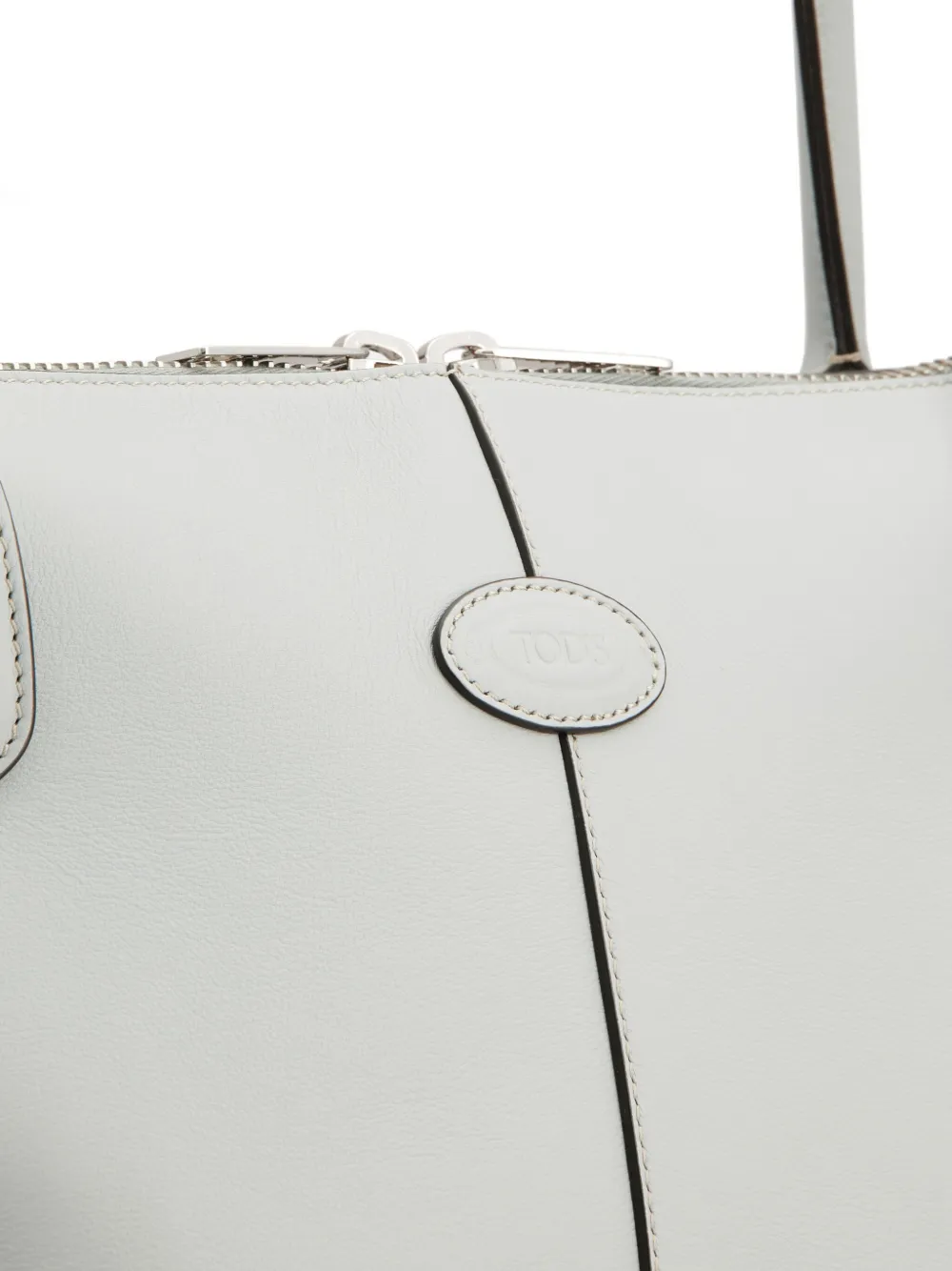 Tod's Di mini-shopper met rits Grijs