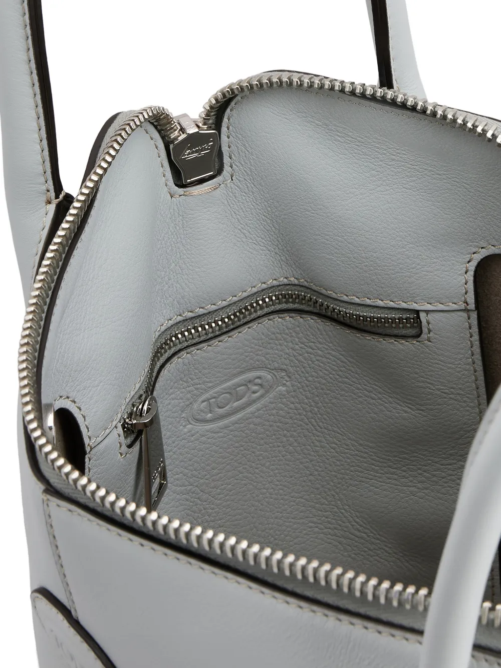 Tod's Di mini-shopper met rits Grijs