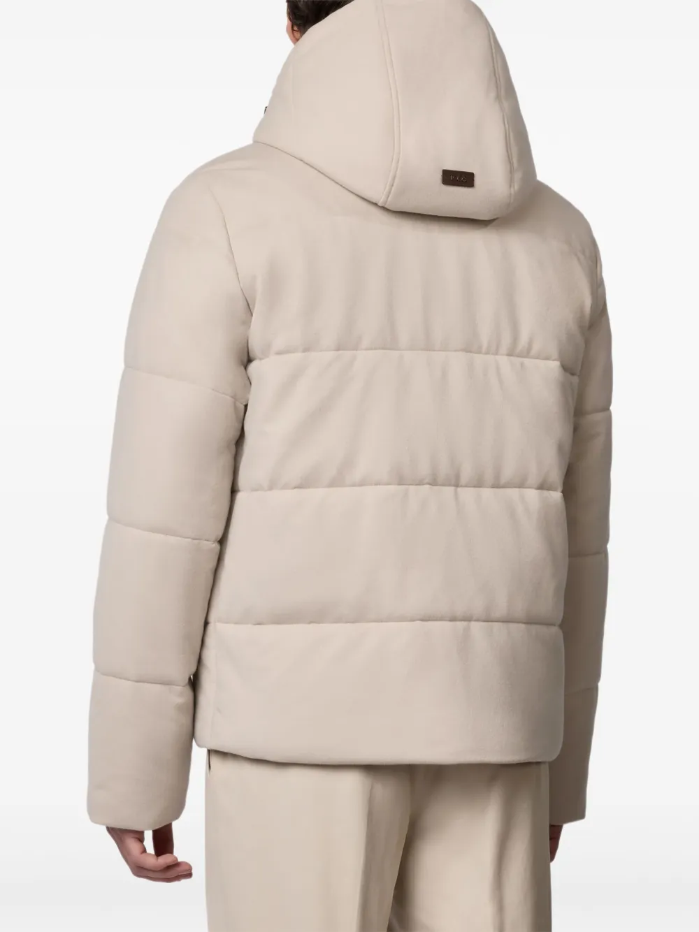 Tod's Caban jack met capuchon Beige