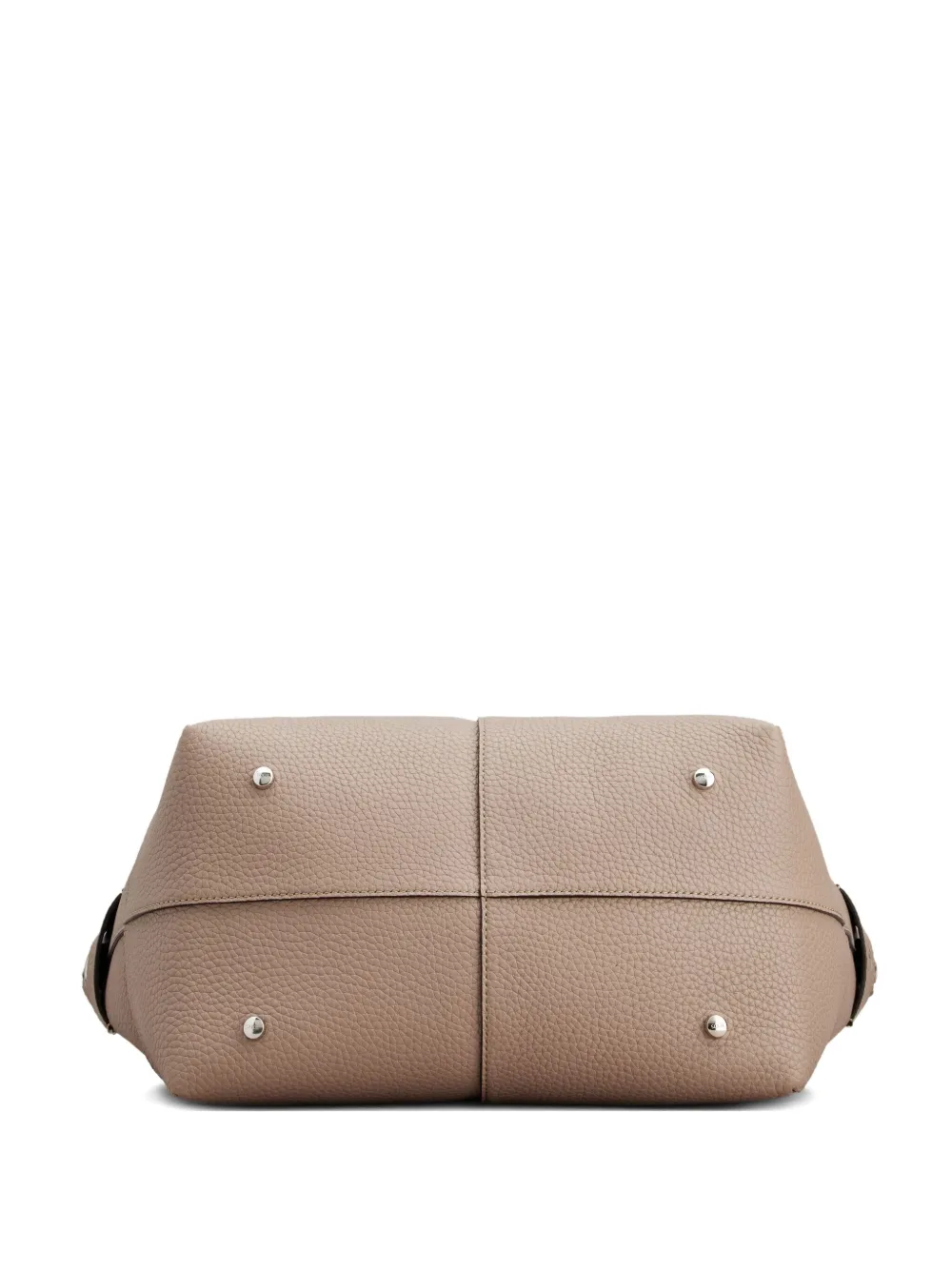 Tod's Di leren shopper met rits Beige